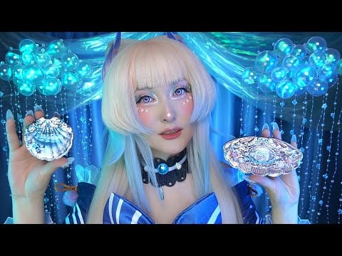 АСМР Сделаю тебе макияж 🧜‍♀️ Mermaidcore Makeup RP ✨ (SUB)