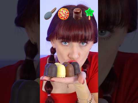ASMR Jelly Hairbrush, Gummy Pizza, Ice Cream  #mukbang
