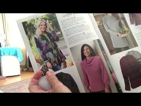 ASMR: turning pages, clothing catalog and glossy magazine - soft spoken
