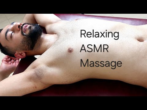 POV ASMR Relaxing Massage | Head, Face, Neck, Chest & Stomach Healing + Navel Therapy (Non-Sexual)