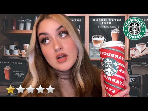 ASMR AM SCHLECHTESTEN BEWERTETER STARBUCKS🙄 Ich berate dich Sassy | Worst Reviewed Roleplay deutsch