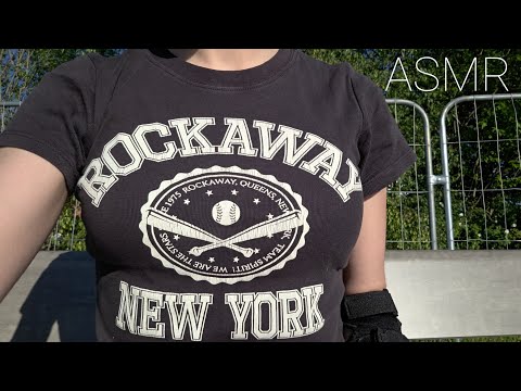 ASMR triggers with my skating equipment (soft spoken)