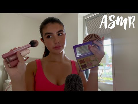 ASMR get ready with me | makeup application