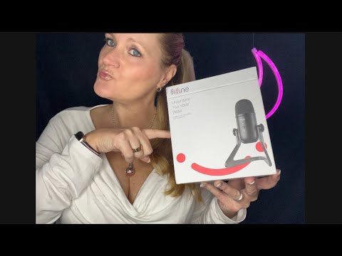 ASMR [german/deutsch] Review - First ASMR with #fifine K678 Microphone - random sounds | Whispering