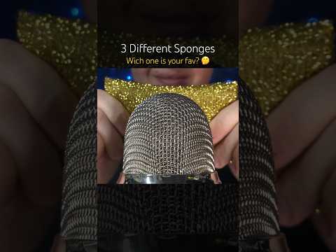 3 Different Sponges! #asmr
