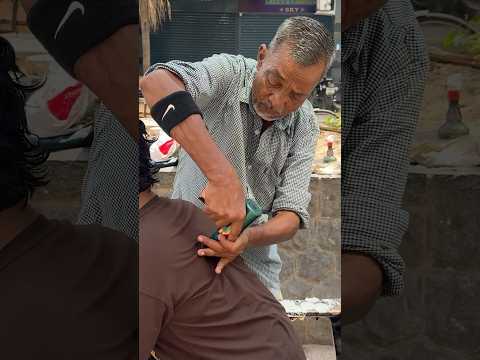 Waris Barber Massage Gun #asmr #barbermassage #barbershop #relaxing #satisfying