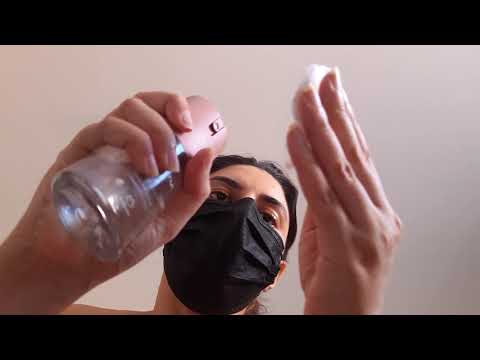 ASMR -  MASSAGEM FACIAL E LIMPEZA DE PELE.