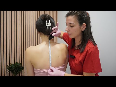 ASMR Medical Exam | Back Assessment, Chiropractic Adjustments, Massage | Real Person RolePlay