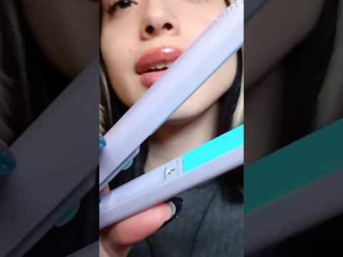 asmr te planchó el pelo? #asmrsounds #relax #asmrbrushing