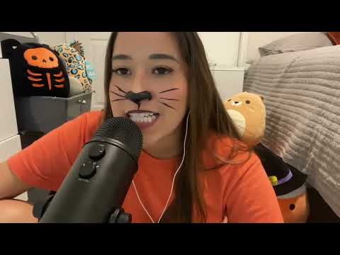 ASMR KITTY SOUNDS Licking sounds and Purring fail lol