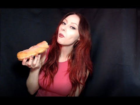 Mild Mukbang ASMR 🍩 I Soft Spoken I Eating I Drinking Coffee I Nail Tapping