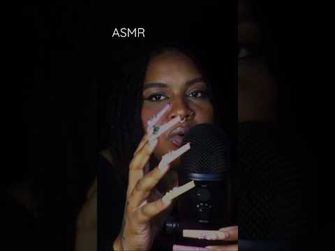 Full video link in comments! #asmr #longnailsasmr #longnails #shorts #youtubeshorts