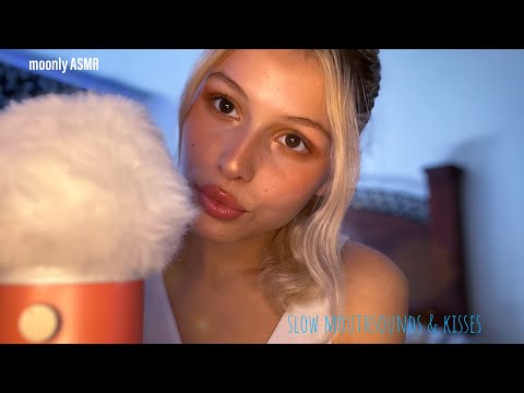 ASMR-slow mouthsounds & kisses💋(breathy,sensitive,wet…)