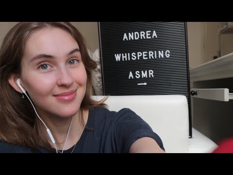 ASMR DERRITIÉNDOTE EL CEREBRO CON SUPER TINGLY TRIGGER WORDS (Susurros, Popcorn, sleepy...)