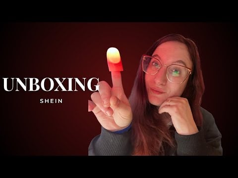 ASMR - UNBOXING SHEIN SUPER TRIGGEROSO😍😴😴 OnlyRED ASMR