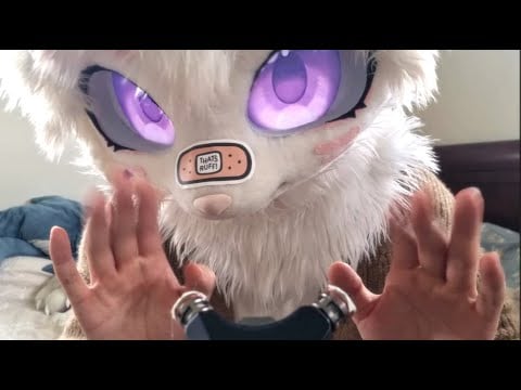 [FURRY ASMR] finger flutter, tapping, brushing