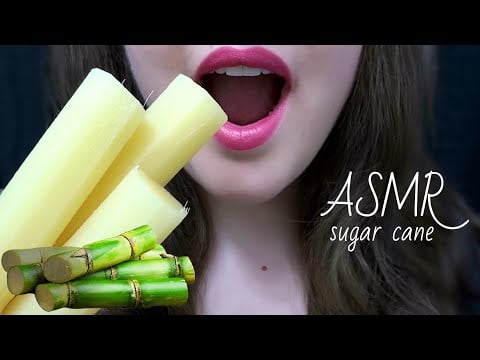 ASMR Sugarcane  ~ EXTREMELY Crispy & Juicy EATING SOUNDS!