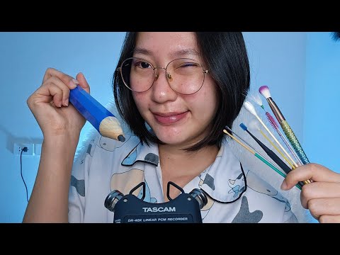 ASMR Ear Cleaning Mouth Sounds แคะหูผสมเสียงปาก 