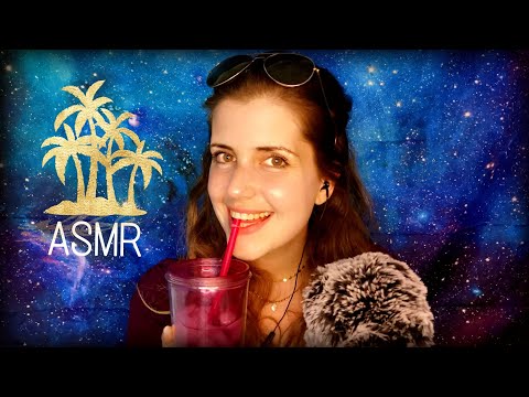 ASMR deutsch 🌴 5 Dinge, die ich auf eine einsame Insel mitnehmen würde🌴 CLOSE up whispering (german)