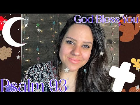 CHRISTIAN ASMR: BIBLE READING WITH OMY (Psalm 93) #145