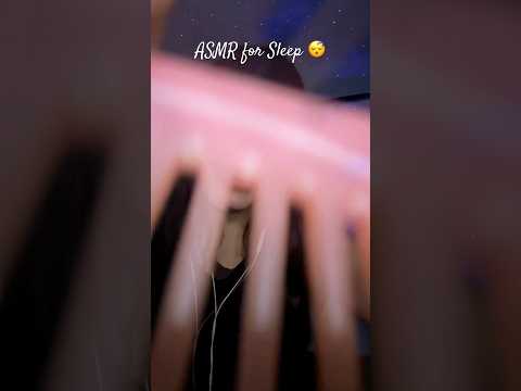 ASMR Visual Triggers 😴 Relaxing Hand Movements & Combing for Sleep #shorts