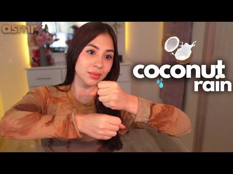 ASMR: COCONUT 🥥 RAIN 💦  20 MINUTOS PARA DESCANSAR