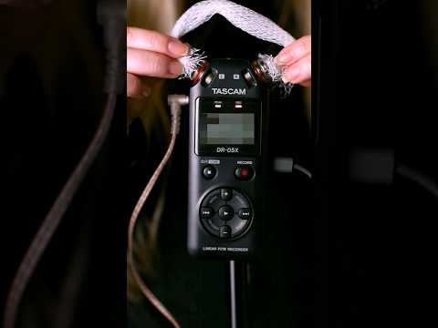 ASMR | SOM ARREPIANTE NO TASCAM | #asmr #asmrnotalking #asmrtriggers