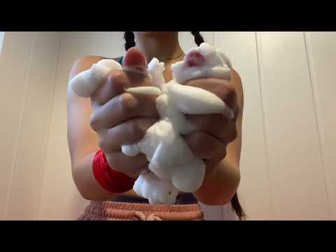 Massage ASMR | Body Brushing & Foam Lotion | Relaxing Touch Sounds