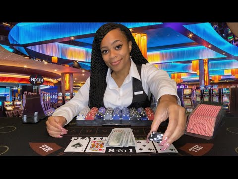 🎰 ASMR 🎰 Casino Dealer Roleplay • Baccarat Game • Soft Spoken🃏