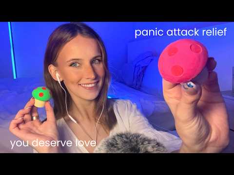 ASMR for Stress, Anxiety, Burnout, Panic Attack🧡 Focus on me, Personal Attention and Tapping