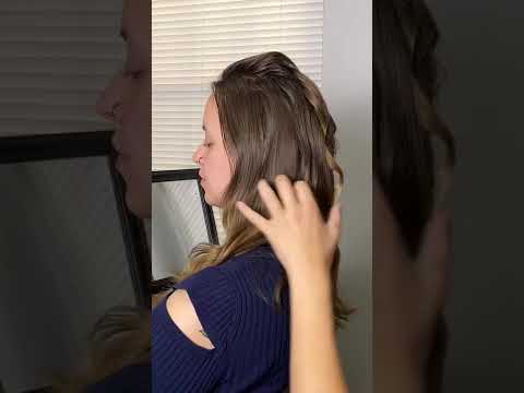 Most relaxing part — brushing out the curls. #asmr #relax #satisfyling