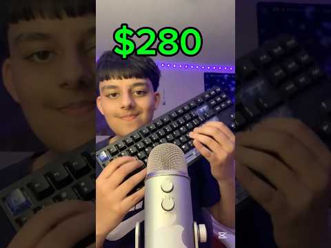 ASMR but Keyboards Get More Expensive 💰        #asmr #triggersforsleep #relax