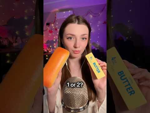 1 or 2? #asmr #asmrsounds #asmrrelax #asmrsleep #relax #tingles #asmrvideo #relaxingvideos
