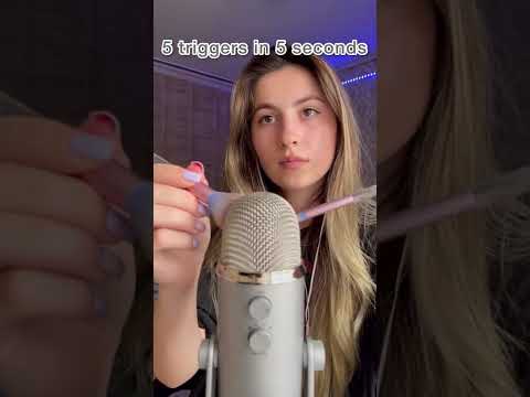 #shorts Asmr 5 triggers in 5 seconds