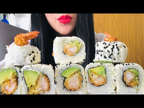 ASMR COMIENDO SUSHI🍣🍱🍤