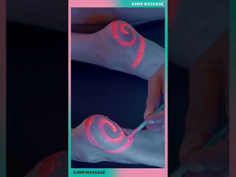 Art Neon Drawing Art Massage Therapy by Taya #asmrtaya #massagetaya #arttherapy