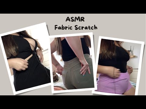 ASMR FABRIC SCRATCHING & HAND SOUNDS #asmr #asmrfabricsounds #asmrfabricscratching #asmrsound