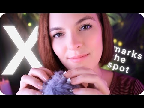 ASMR X Marks the Spot 🕷️🐍 Bassy & Clicky Ear-to-Ear Whispering in the Rain ☔