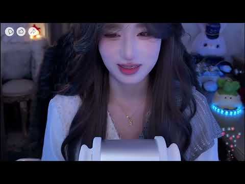 3 Hours Velvet Ear Spa ASMR | 3DIO No Talking Binaural Cleaning with Puff, Aloe & Wood Tingles