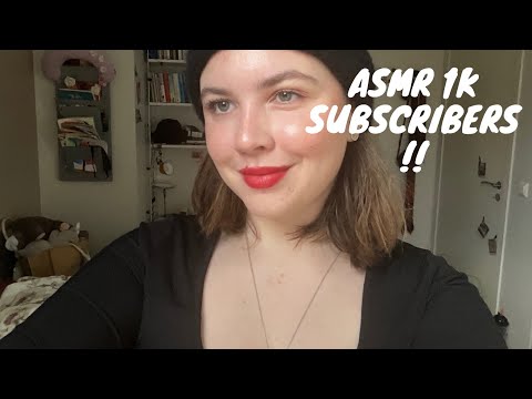 Asmr 1000 subs ! 🫶