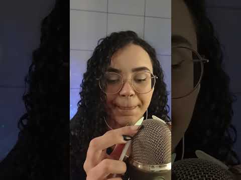 ASMR- Colher no microfone