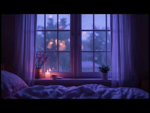 Rain Sounds for Sleep , Cozy Rainy Night Ambience , 8 hour , no music , white noise