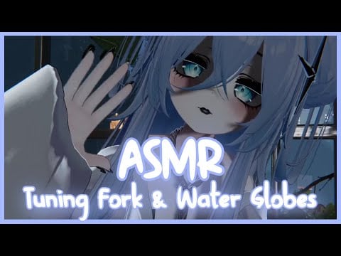 ASMR︱Tuning Fork & Water Globes (Trigger Testing No Talking)