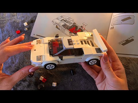 😴 ASMR - Let's Build the Lamborghini Countach LEGO - Clicky Whispering