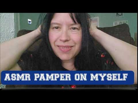 ASMR Pampering myself !!! Hair Brushing / Hairplay / Scalp Scratch etc ! (viewers request)
