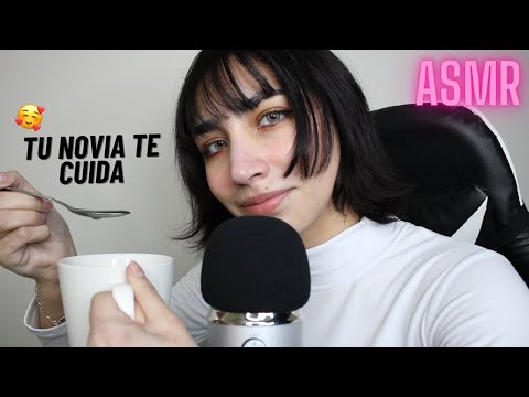 ASMR TU NOVIA TE CUIDA CUANDO ESTÁS ENFERMO (Rolaplay)