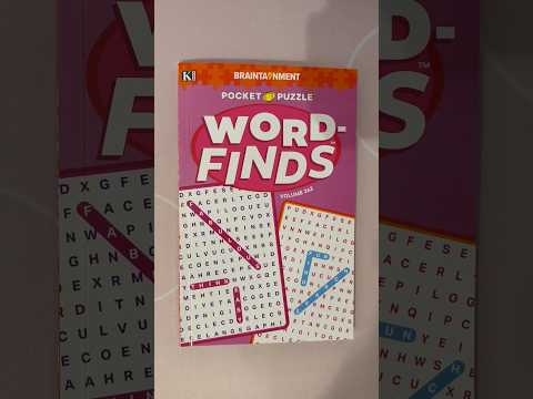 ASMR Tapping On Word-Finds Volume 263 | (No Talking) #ASMR #Shorts