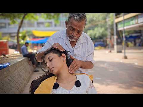 Waris Barber 2 Hour STRESS BUSTER Head Massage | Feel Heaven😌 In The Indian STREET | ASMR Gautam