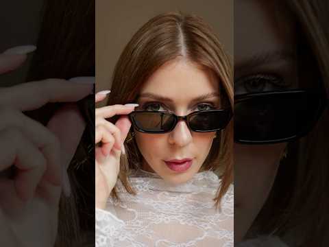 Mean girl tries new sunglasses. 😎😏🕶️😅 #asmr