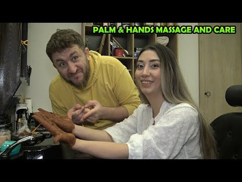 LADY TUGBA ENJOY PALM & HANDS MASSAGE & PALM, FOOT CARE + CRACKS + This ASMR Massage Is For Sleep